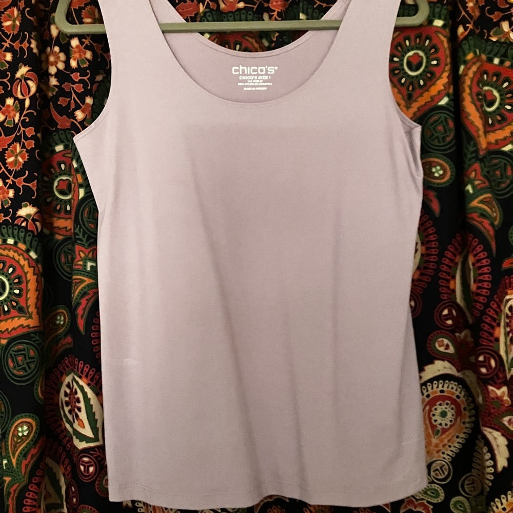 NWOT Chico's Lavender Sleeveless Top